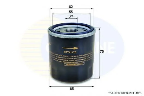 Масляный фильтр Comline CTY11170