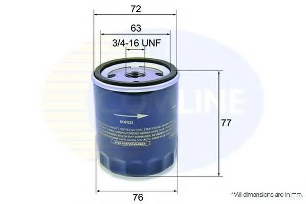 Масляный фильтр Comline EOF023
