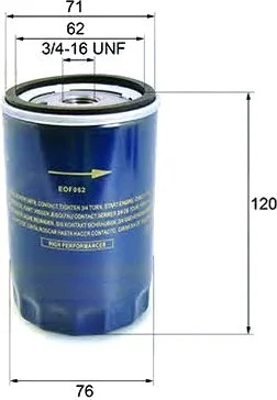 Масляный фильтр Comline EOF062