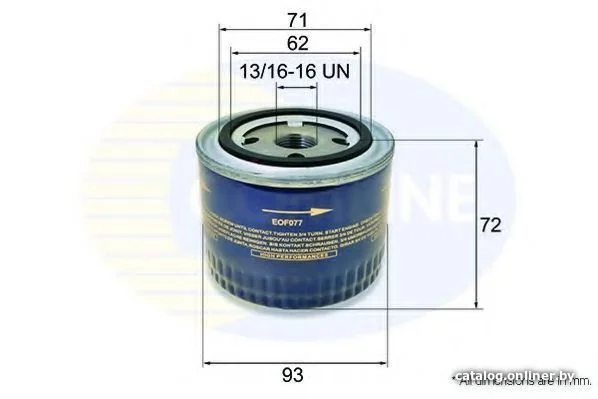 Масляный фильтр Comline EOF077