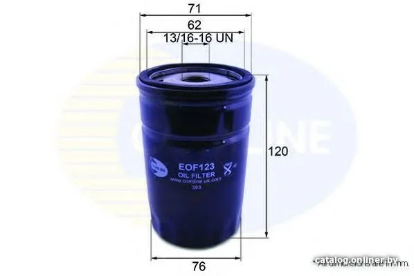 Масляный фильтр Comline EOF123
