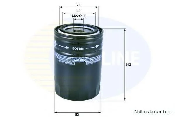 Масляный фильтр Comline EOF188