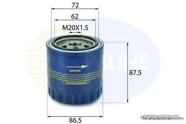 Масляный фильтр Comline EOF246