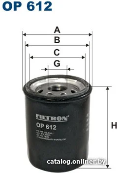 Масляный фильтр Filtron OP 612