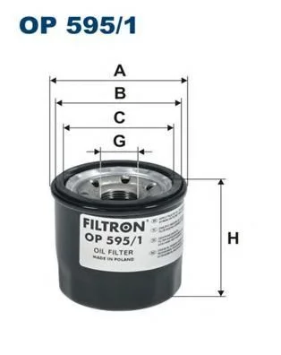 Масляный фильтр Filtron OP5951