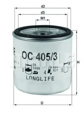 Масляный фильтр Knecht OC4053