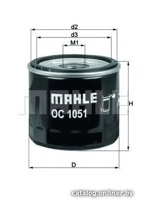 Масляный фильтр Mahle Knecht OC1051
