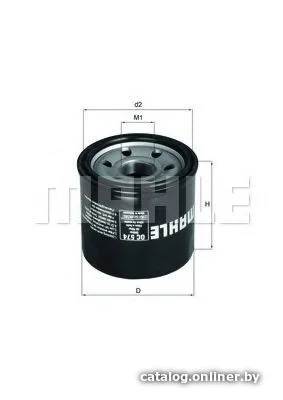 Масляный фильтр Mahle Knecht OC574