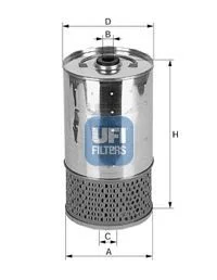 Масляный фильтр UFI 2552800