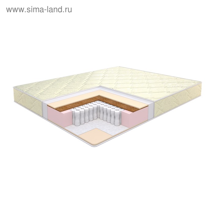 Матрас «Этель. Flowers double Comfort Независимые пружины», размер 800×1950 мм, высота 180 мм, трикотаж