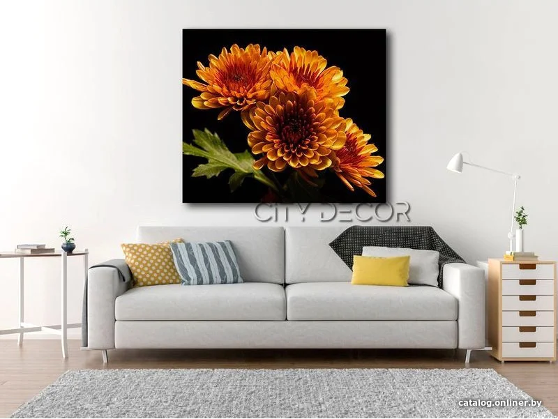 Модульная картина Citydecor Цветы/Растения 2.68 60x70 см