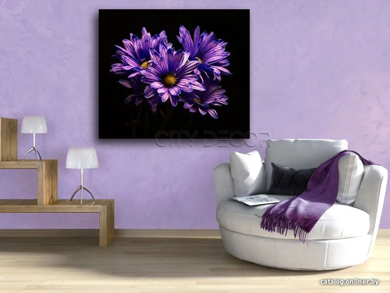 Модульная картина Citydecor Цветы/Растения 2.71 60x70 см