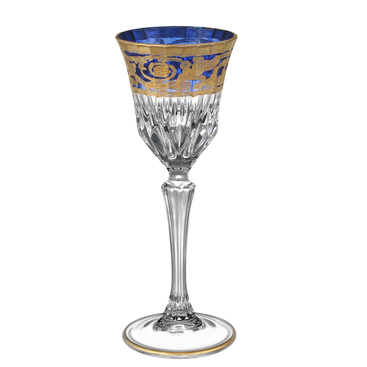 Набор бокалов Art Design "Адажио Италия" синий 80 мл. 6 шт.