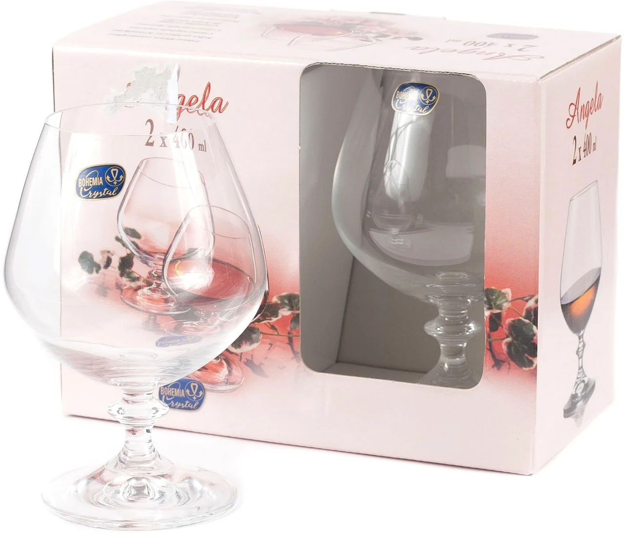 Набор бокалов для коньяка Bohemia Crystal Angela 40600/400