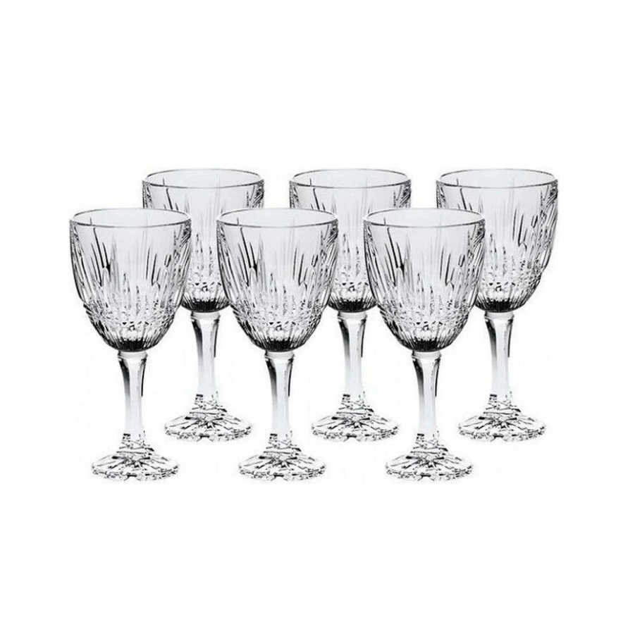 Набор бокалов для вина Crystal bohemia 250мл 6шт (990/12520/0/24355/250-609)