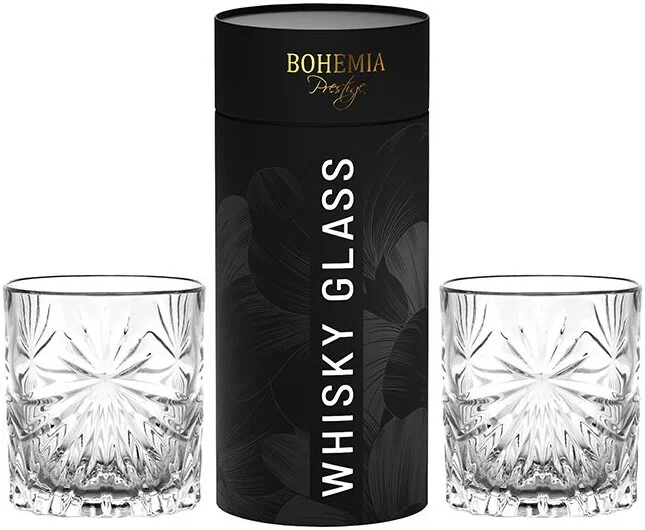 Набор бокалов для виски Bohemia Crystal Prestige Fiore 320 (2 шт)