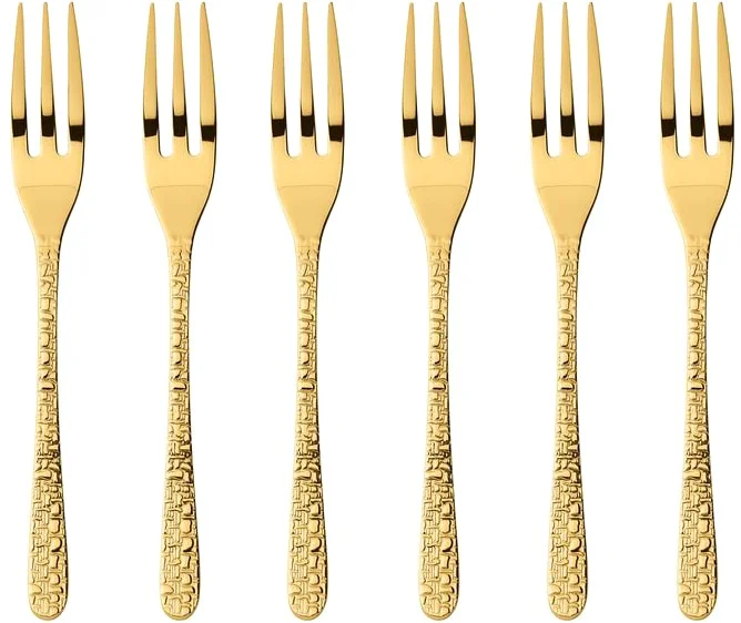 Набор десертных вилок Sambonet Venezia Gold 52765GA5