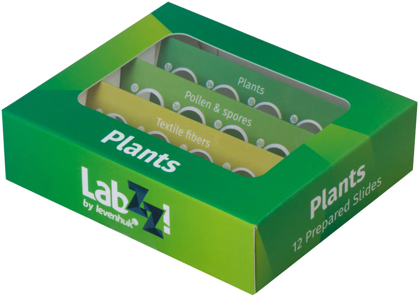 Набор микропрепаратов Levenhuk LabZZ P12 72869 (растения)