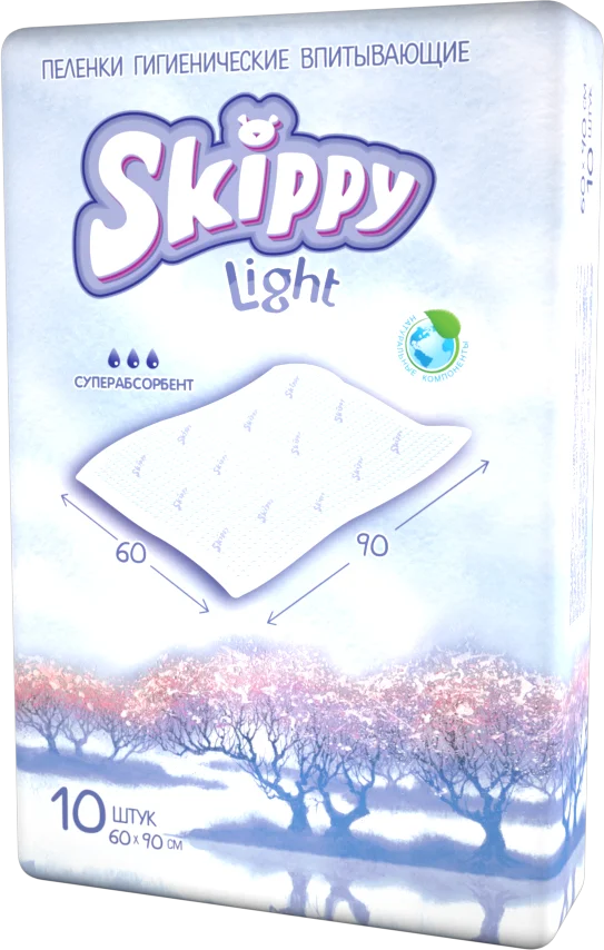 Набор одноразовых пеленок Skippy Light 60x90 (10 шт)