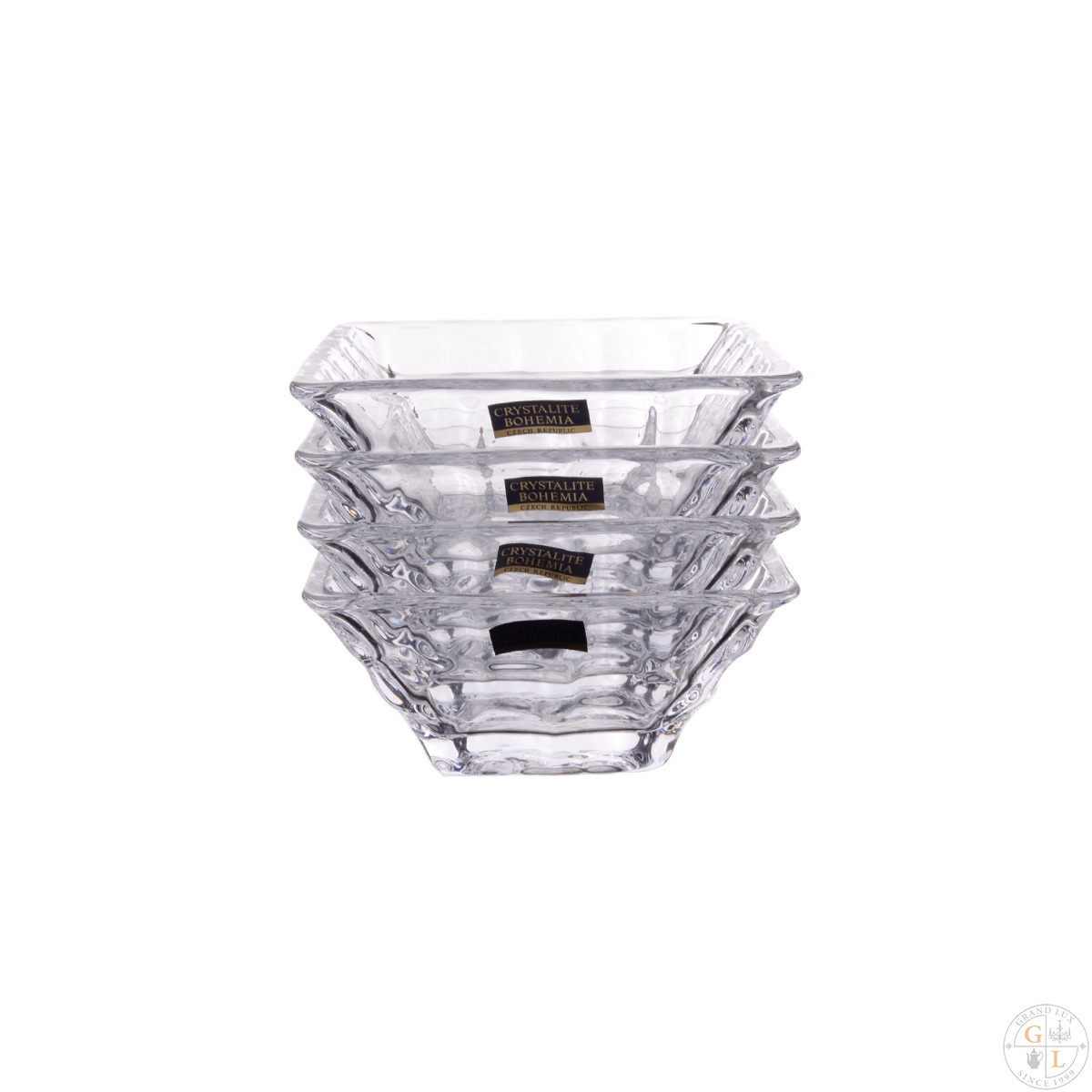 Набор салатников Crystal Bohemia Marble 11 см 4 шт