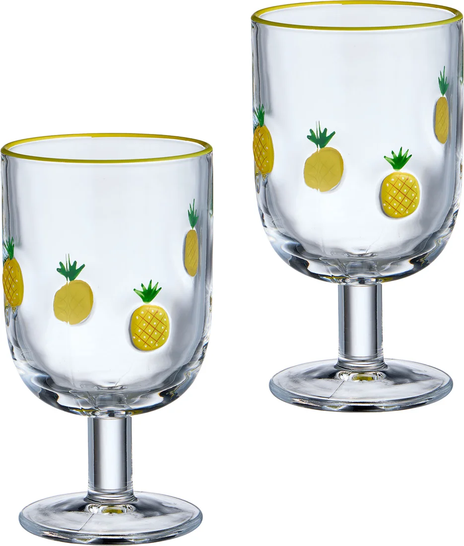 Набор стаканов для воды и напитков Lefard Fruity Pineapple 685-133 (2 шт)