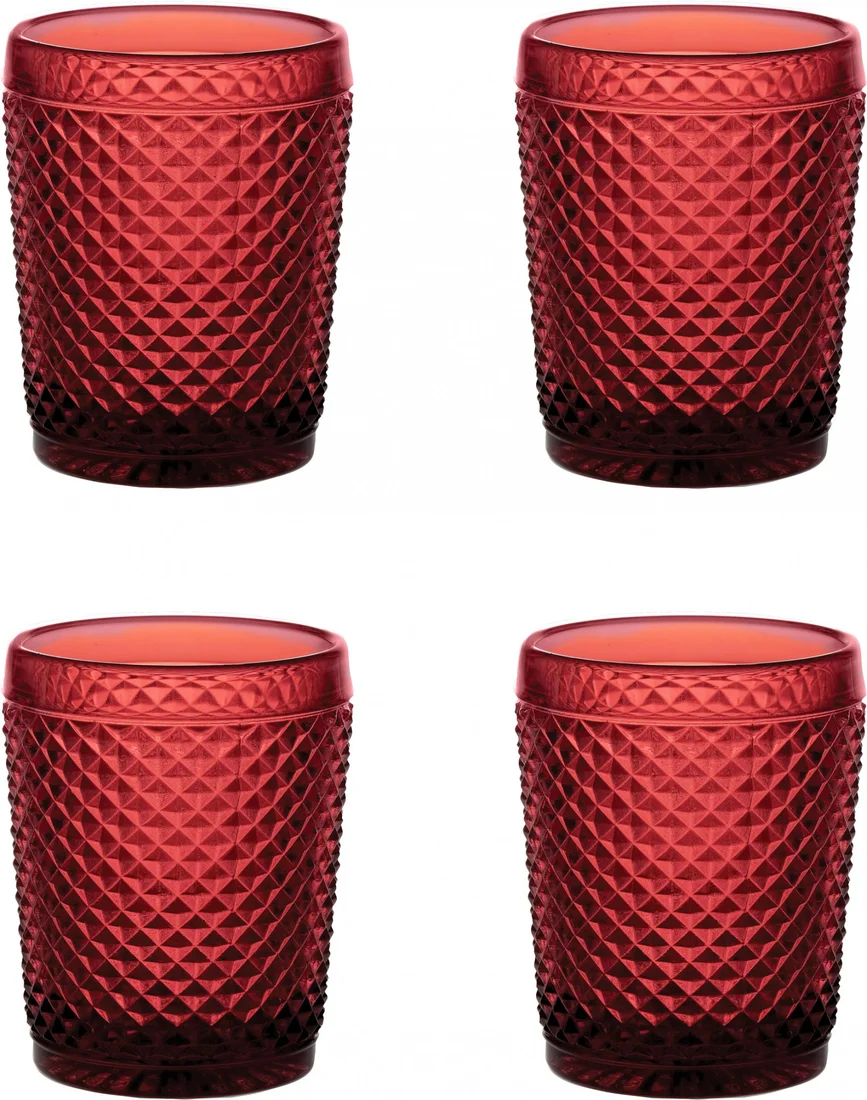 Набор стаканов для воды и напитков Vista Alegre Bicos Red 49000012 (4 шт)