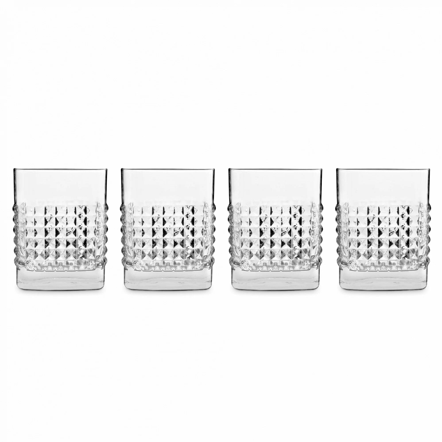 Набор стаканов Luigi Bormioli Mixology для виски 380 мл, 4 шт