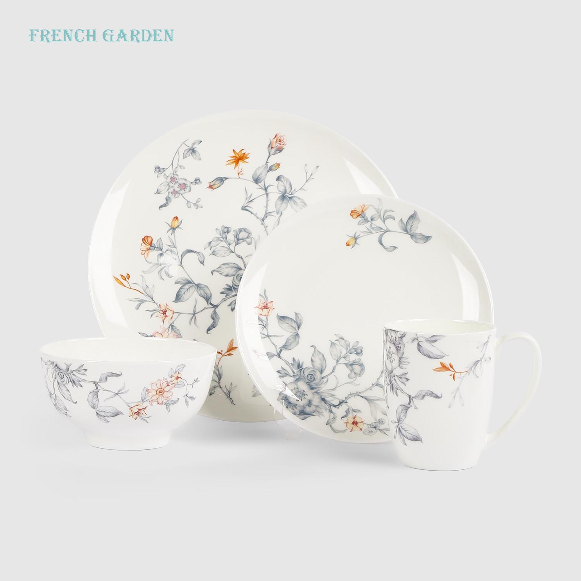 Набор столовой посуды French garden Darling, 16 предметов