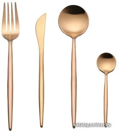 Набор столовых приборов Maison Maxx Stainless Steel Set (золотистый)