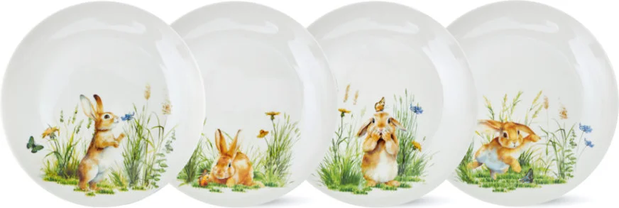Набор тарелок Fissman Rabbit 13721 (4 шт)