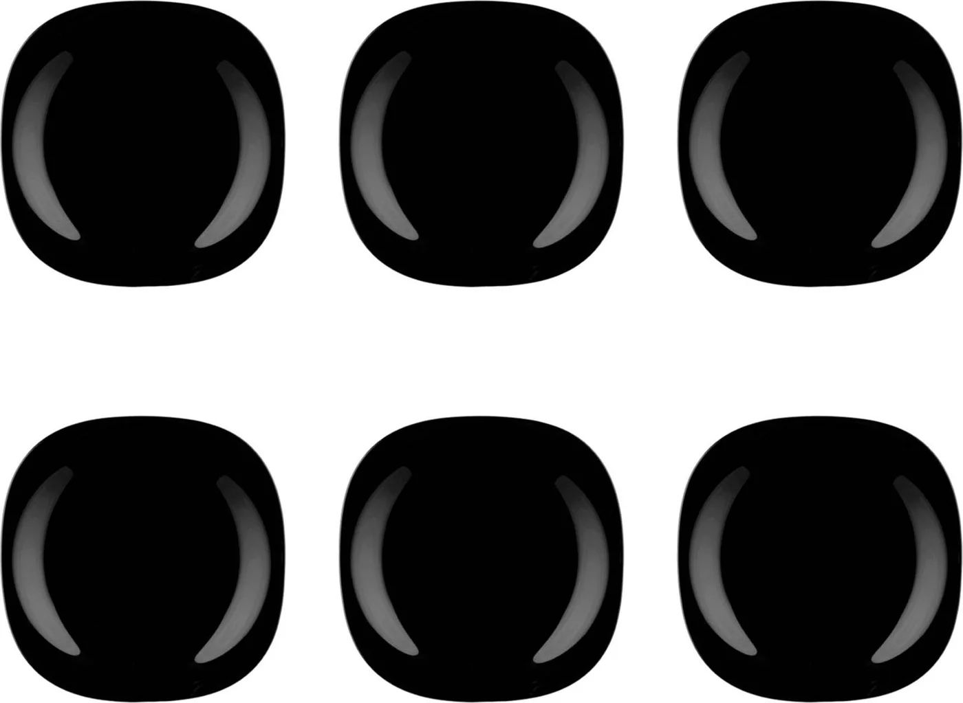 Набор тарелок Luminarc Carine Black L9816-ECOM (6шт)
