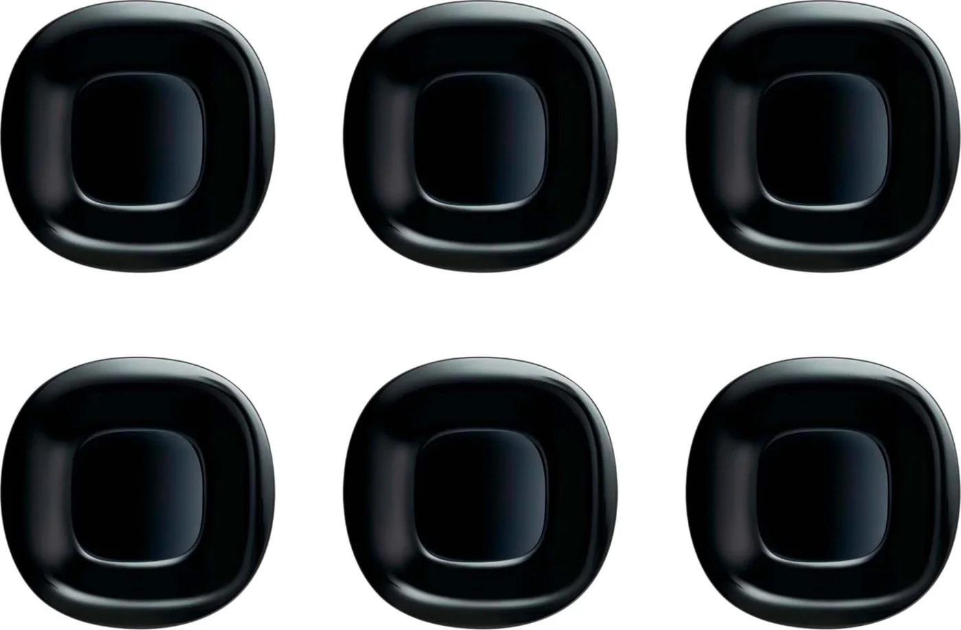 Набор тарелок Luminarc Carine Black L9817-ECOM (6шт)