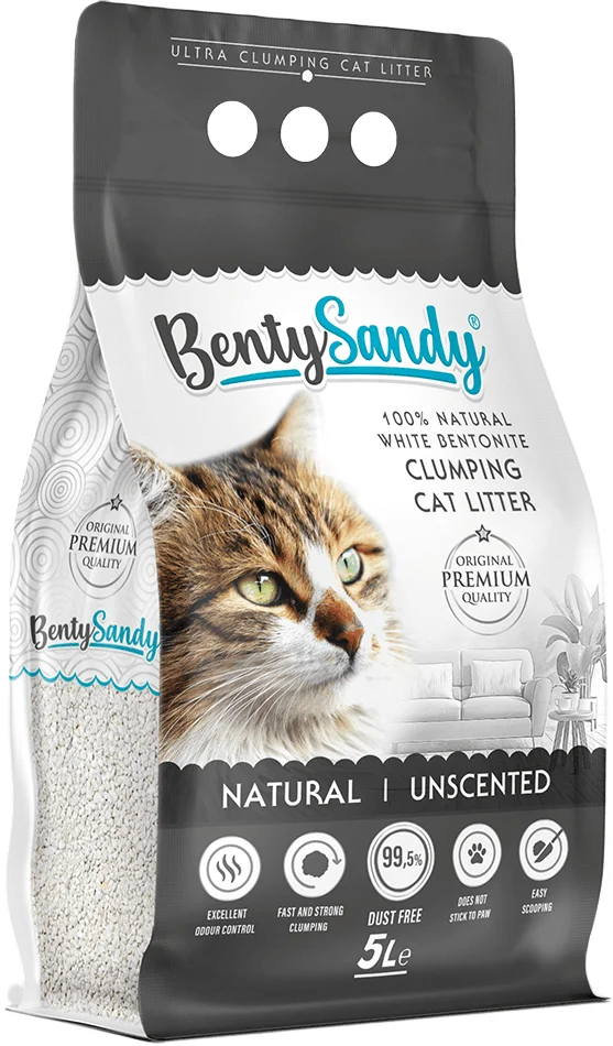 Наполнитель для туалета BentySandy Natural 5 л