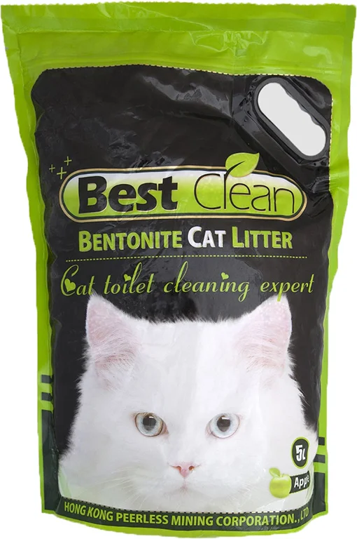 Наполнитель для туалета Best Clean с ароматом зеленого яблока 5 л