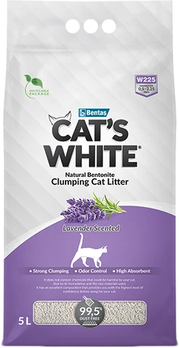 Наполнитель для туалета Cat's White Lavender Scented 5 л