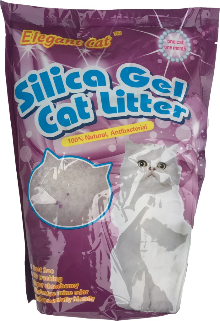 Наполнитель для туалета Elegant Cat с запахом лаванды (3.8 л)