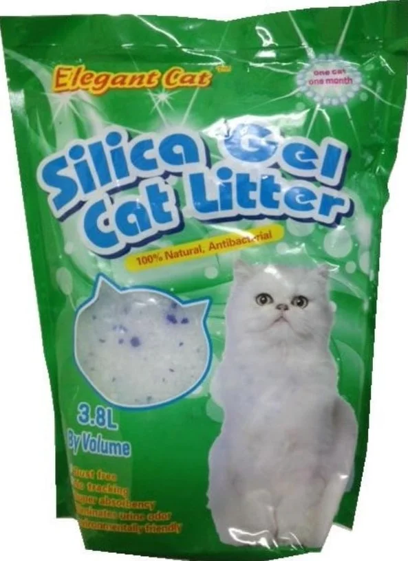 Наполнитель для туалета Elegant Cat с запахом яблока (3.8 л)