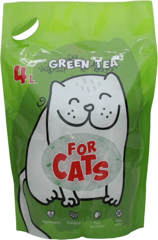 Наполнитель для туалета For Cats Green Tea 4 л