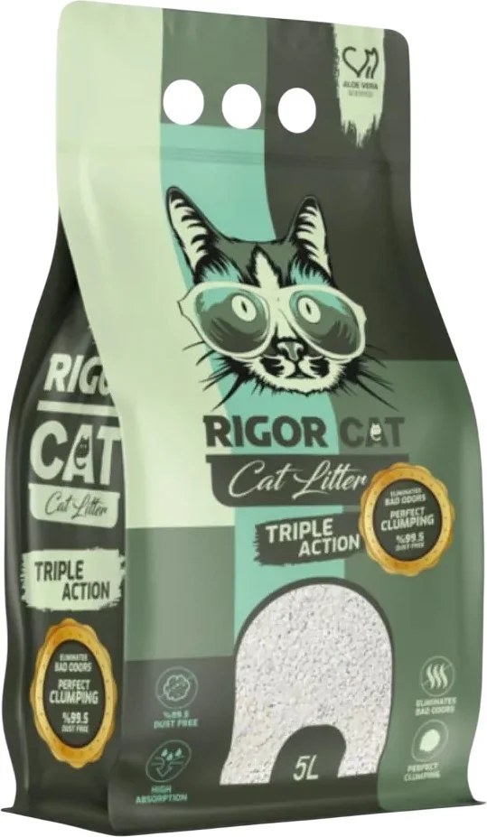 Наполнитель для туалета Rigor Cat Алоэ вера (5л)