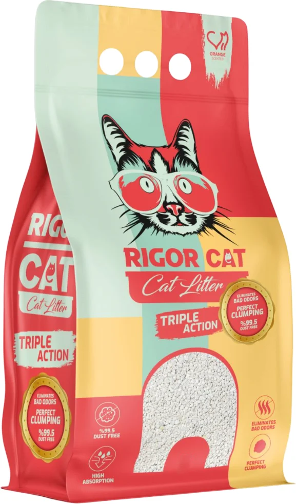 Наполнитель для туалета Rigor Cat Апельсин (5л)