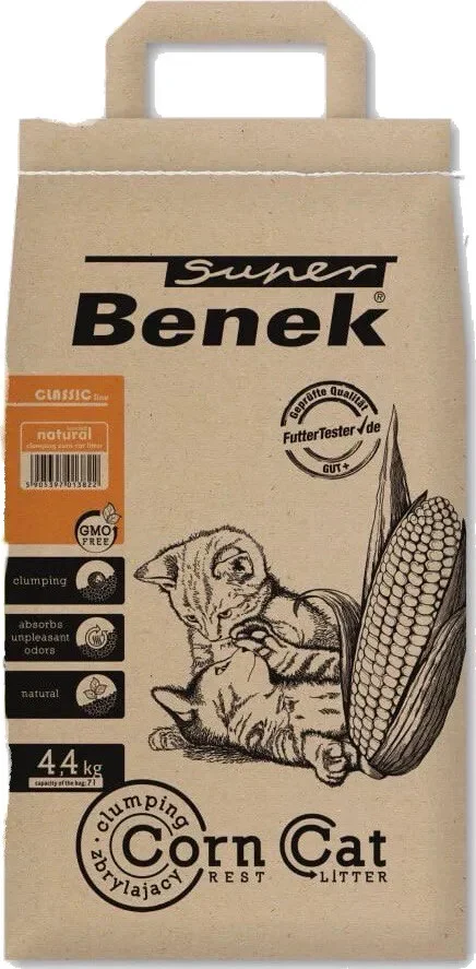 Наполнитель для туалета Super Benek Corn Naturalny 7 л
