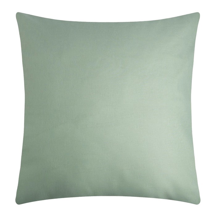 Наволочка «Этель» Plain collection, 70×70 см, поплин, хлопок 100%, зелёная