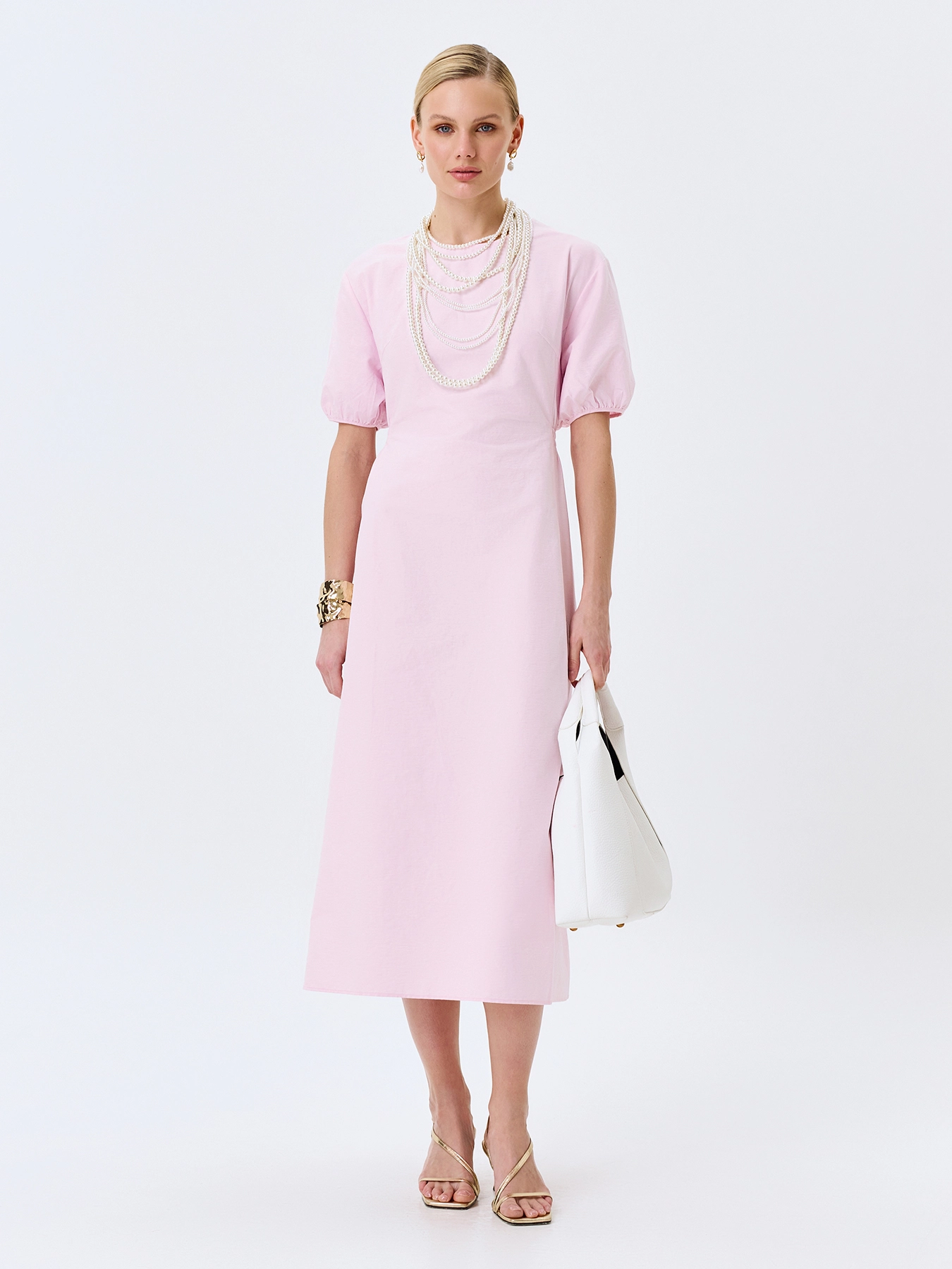 Нежное платье цвета "baby pink" SAVAGE