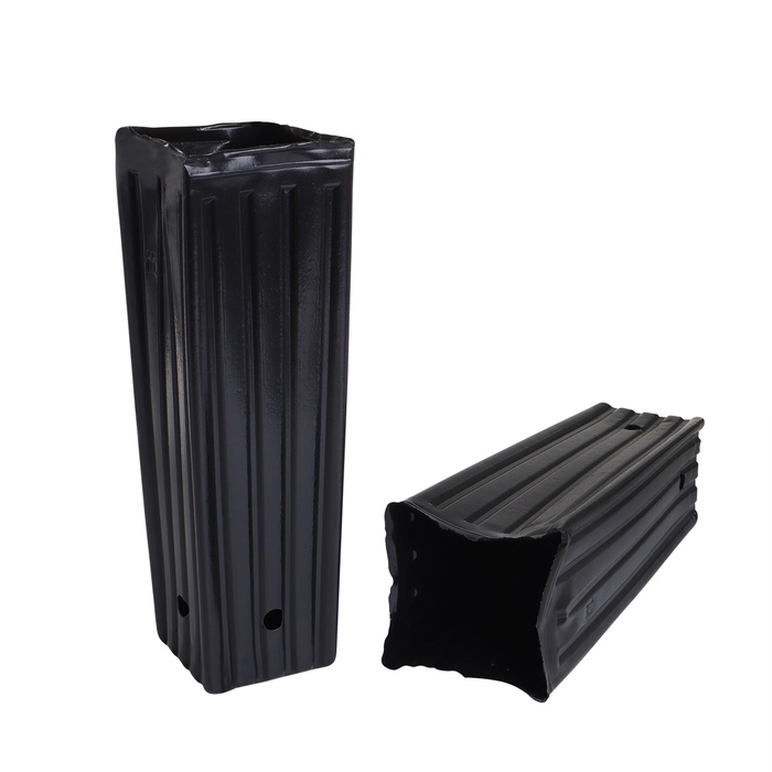 Пакет для рассады, 2.2 л, 10×10 см, h=29 см, полиэтилен, чёрный, Greengo