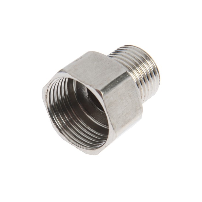 Переходник ZEIN engr, 1/2" × 3/4", наружная/внутренняя резьба, нержавеющая сталь