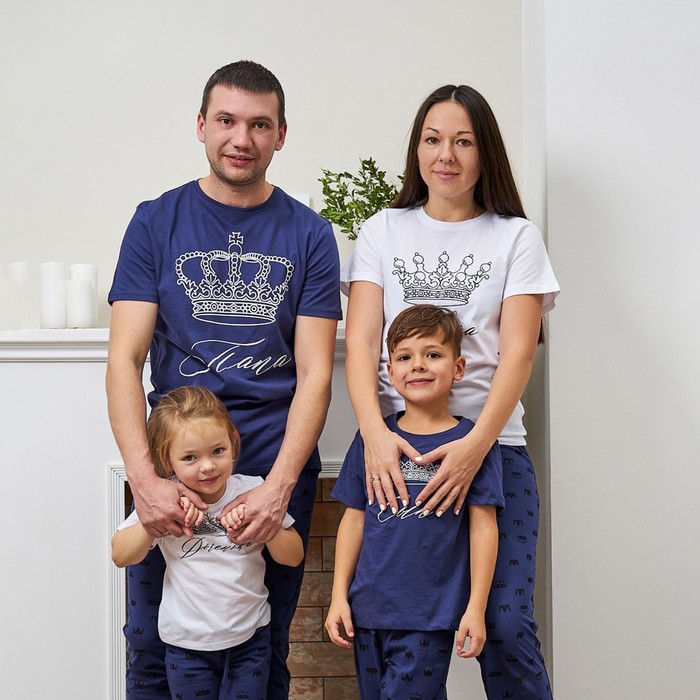 Пижама женская: футболка, брюки, KAFTAN Crown, размер 40-42