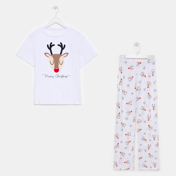 Пижама женская: футболка и брюки, KAFTAN Deers размер 48-50