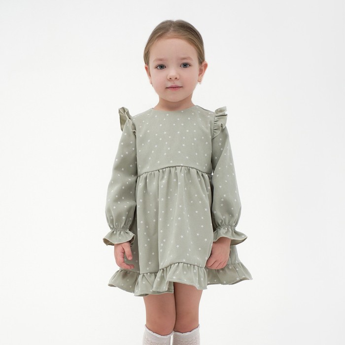 Платье для девочки KAFTAN «Звездочки», цвет мятный, рост 134-140 см