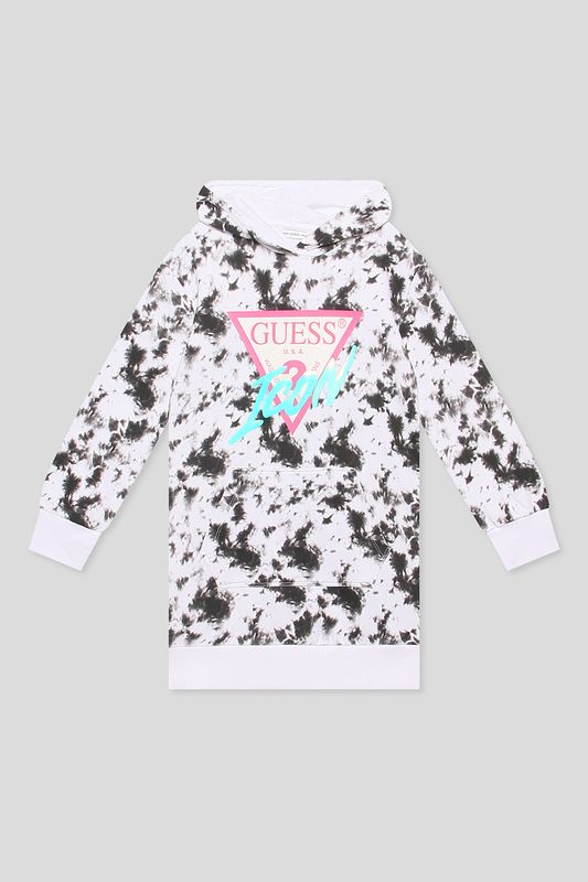 Платье хлопковое с капюшоном Guess