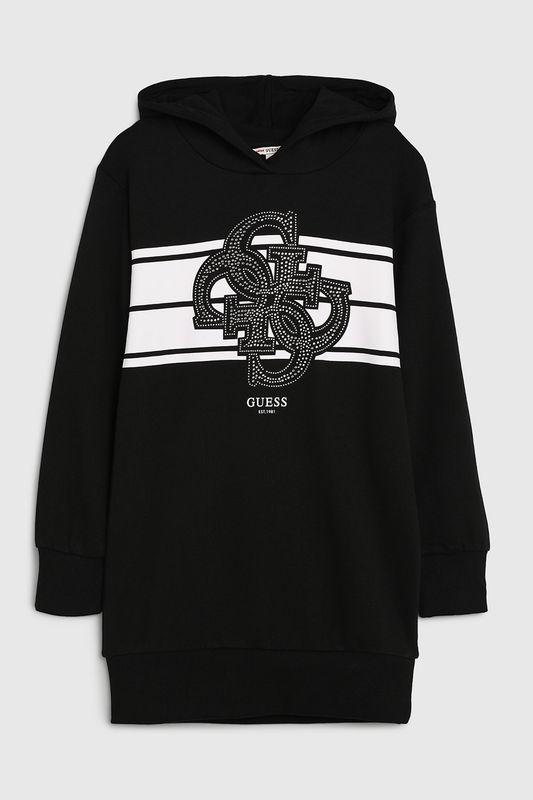 Платье хлопковое с капюшоном Guess
